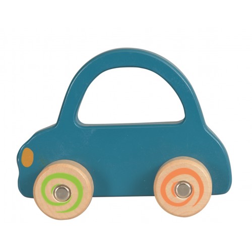 Masina lemn albastra egmont toys